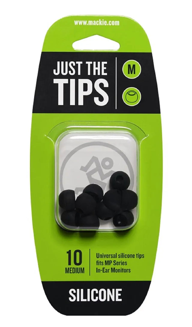 Mackie MP Series Medium Silicone Black Tips Kit