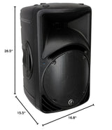 Mackie SRM450 V2 2-Way Powered Loudspeaker in Wheeled Hard Case