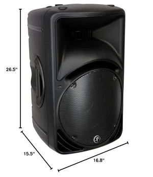Mackie SRM450 V2 2-Way Powered Loudspeaker in Wheeled Hard Case
