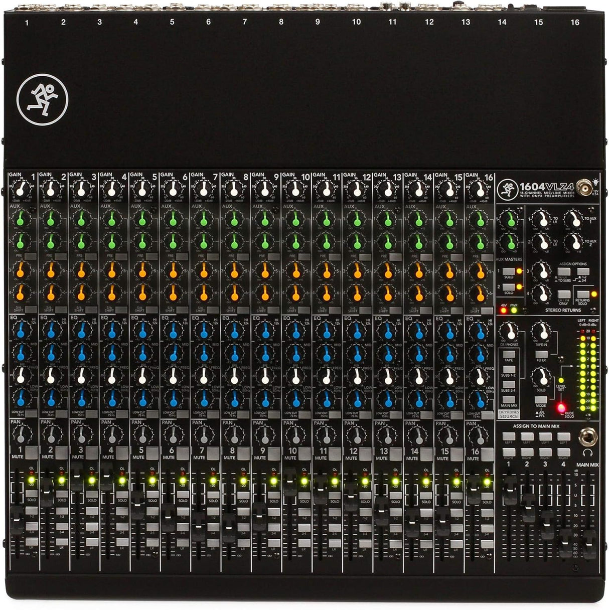Mackie 2040765-00 1604VLZ4 16-channel Compact 4-bus Mixer