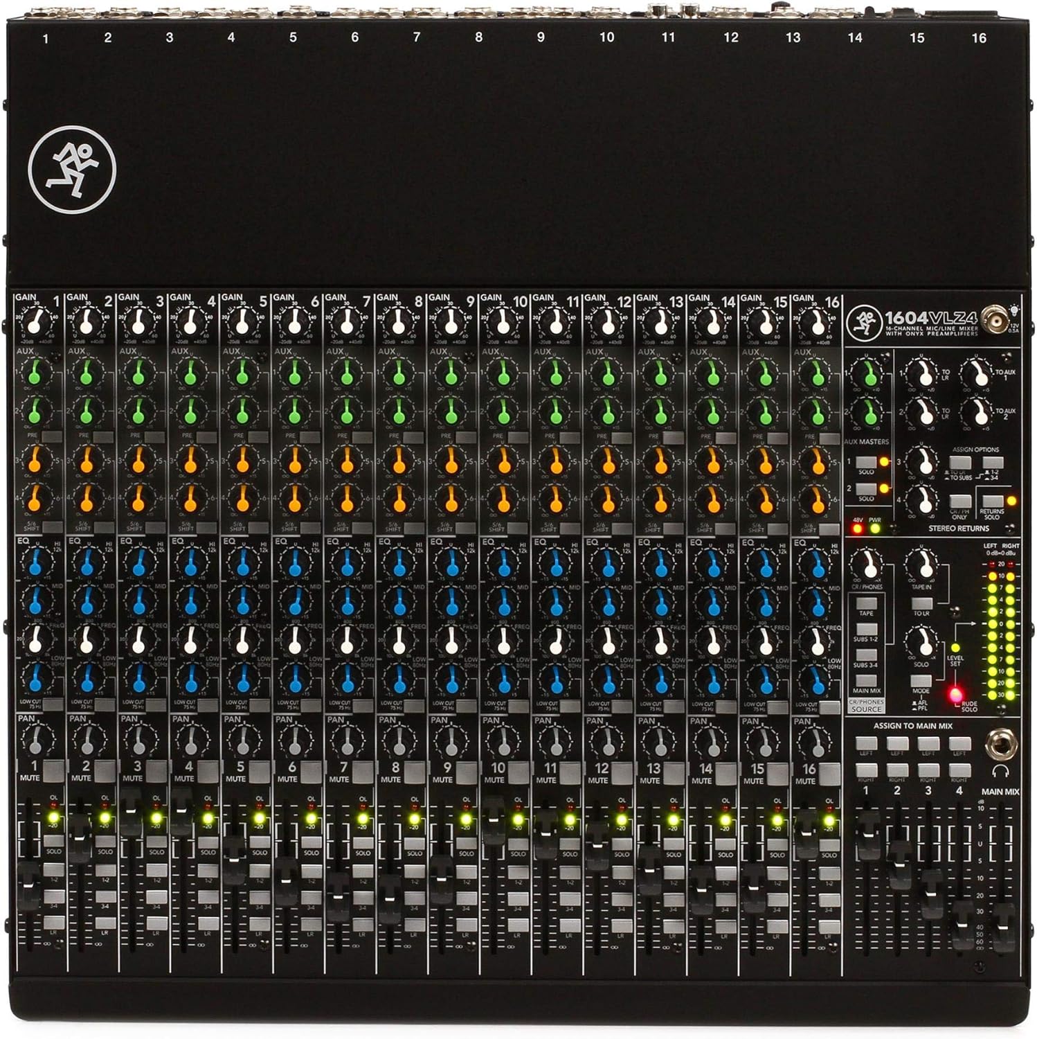 Mackie 2040765-00 1604VLZ4 16-channel Compact 4-bus Mixer