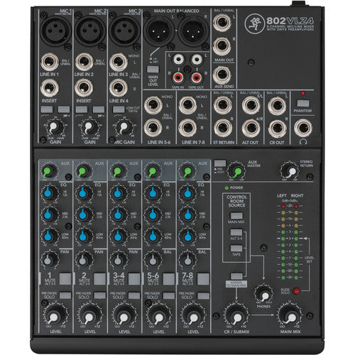Mackie 802VLZ4 8-channel Ultra Compact Mixer