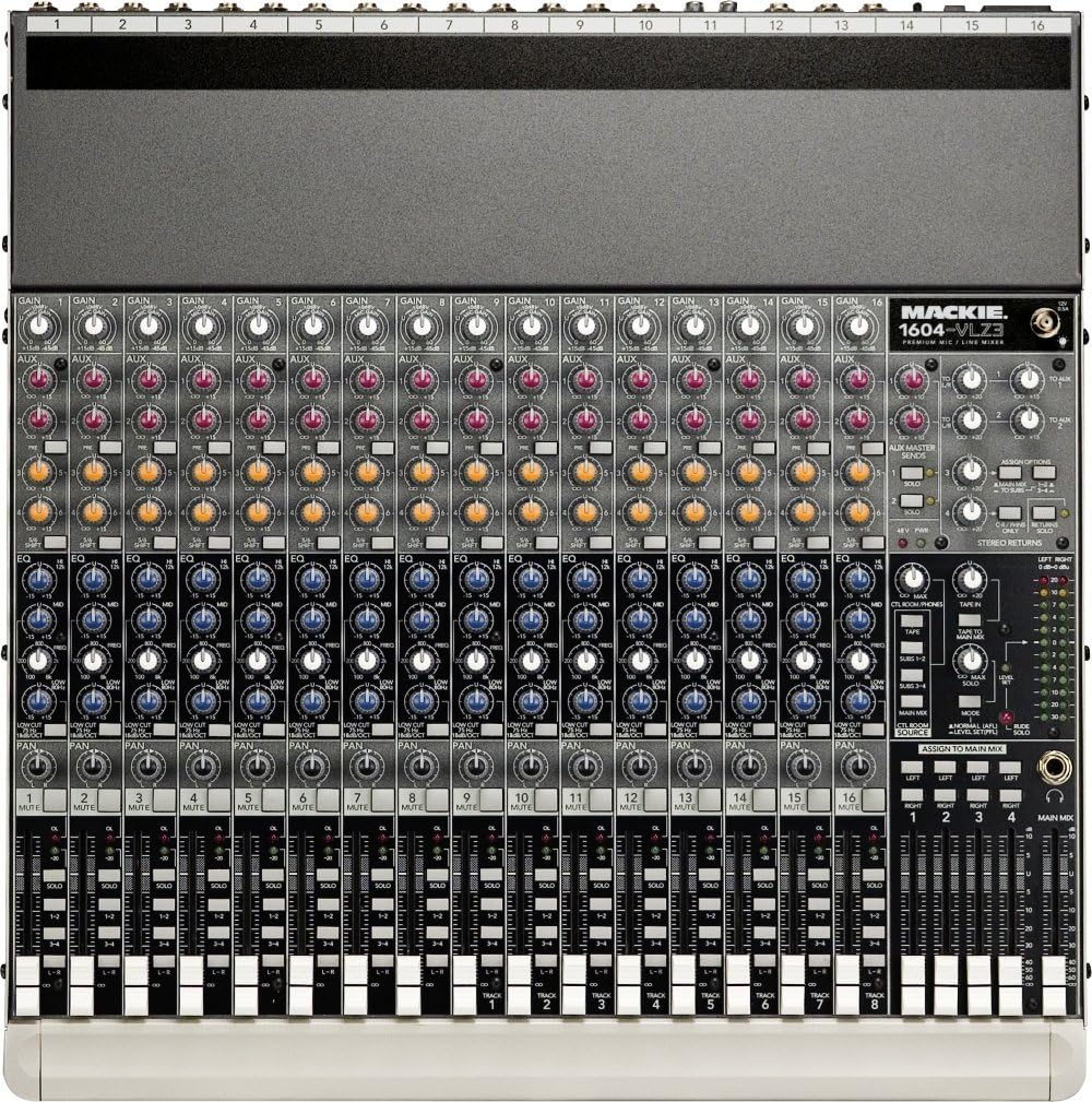 Mackie CR1604-VLZ 16-Channel Mic/Line Console Mixer Professional Audio Equipment