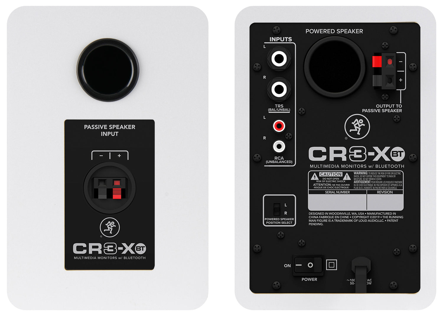 Mackie CR3-XBTLTD 3" Multimedia Monitors with Bluetooth