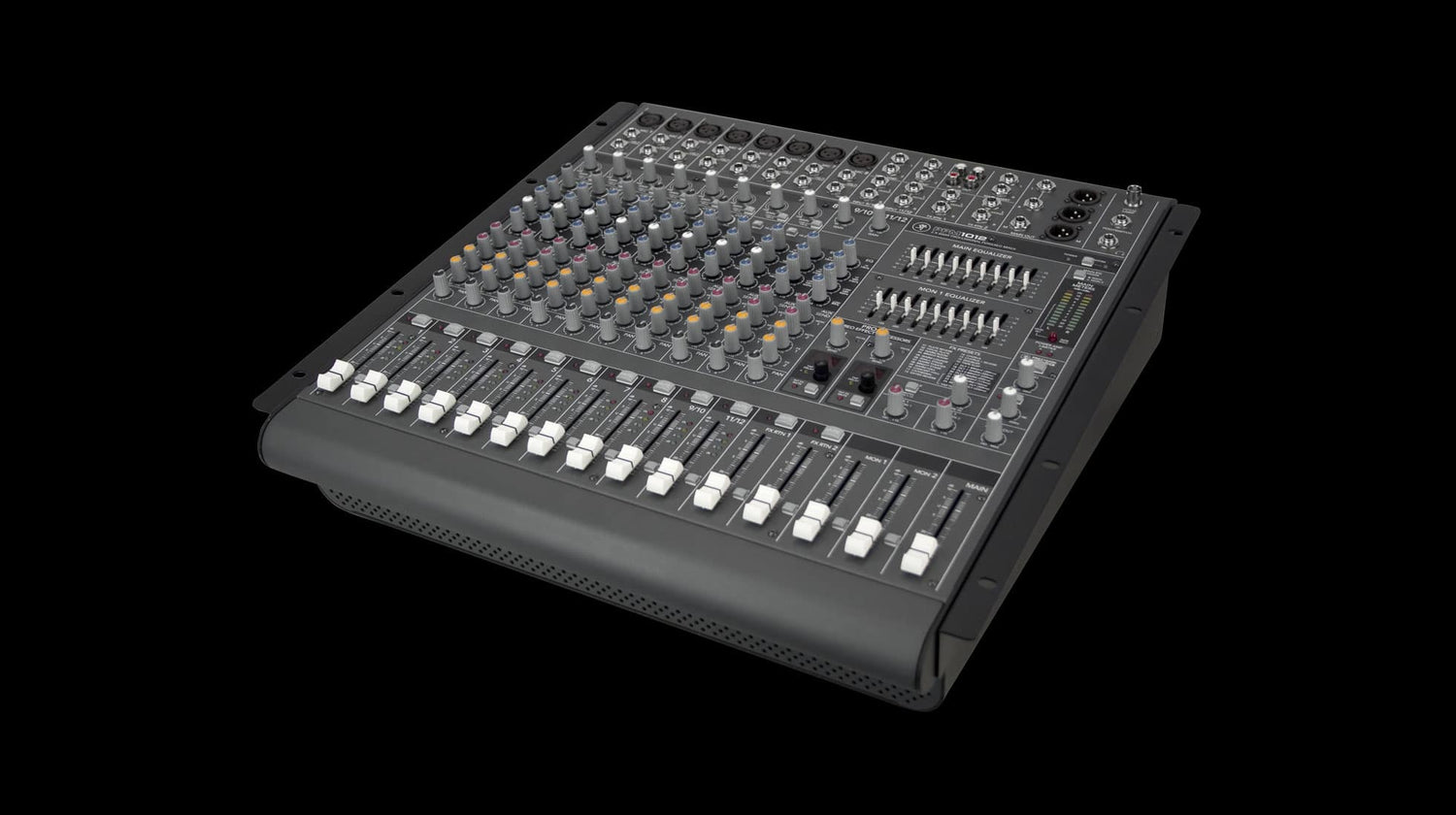 Mackie MCK-0026941-00 PPM1012 12-channel Powered Desktop Mixer w/ Effects (1600W)
