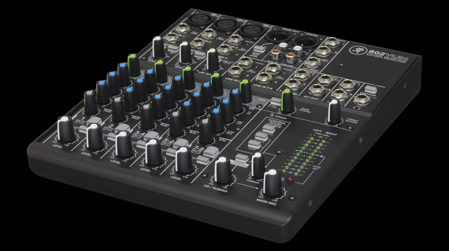 Mackie MCK-2040767-00 802VLZ4 8-channel Ultra Compact Mixer