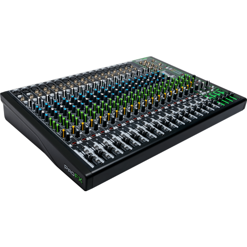 Mackie MCK-2051303-00 ProFX22v3 22 Channel 4-bus Professional Effects Mixer with USB