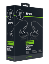 Mackie MCK-2052041-00 MP-120 BTA Single Dynamic Driver Professional In-Ear Monitors with Bluetooth(R) Adapter