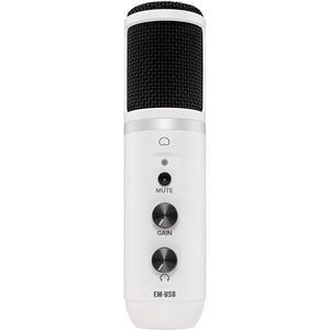 Mackie MCK-2053018-00 EM-USB USB Condenser Microphone - White