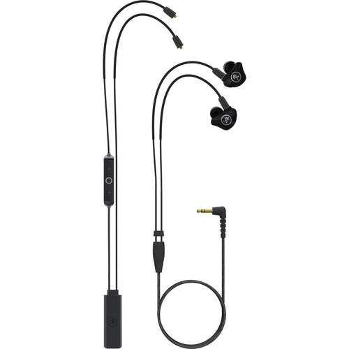 Mackie MP-120 BTA Single Dynamic Driver Professional In-Ear Monitors with Bluetooth(R) Adapter
