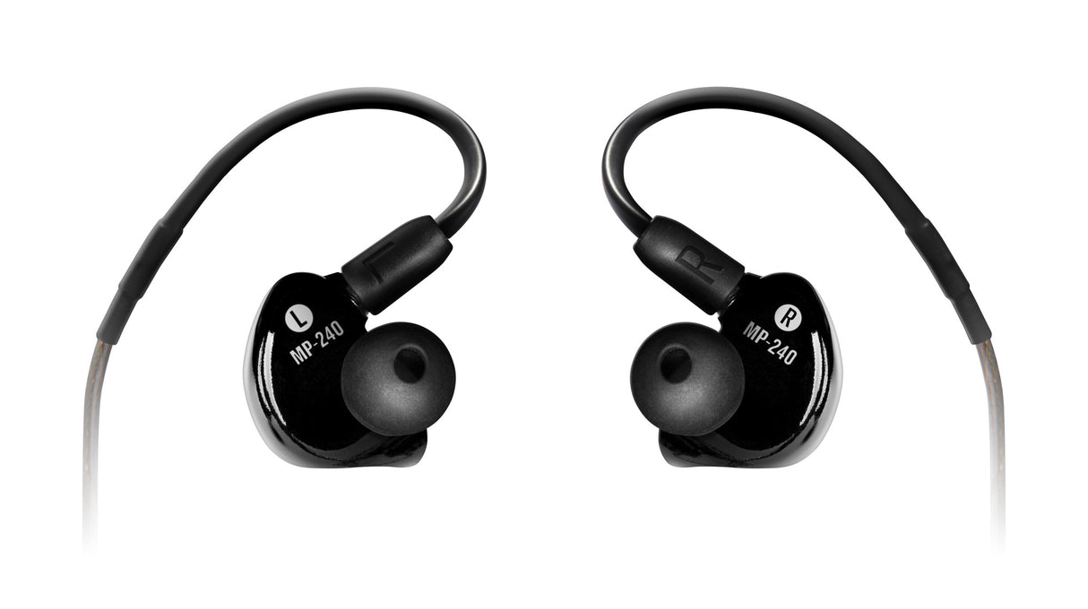 Mackie MP-240 BTA Dual Hybrid Driver Professional In-Ear Monitors with Bluetooth(R) Adapter