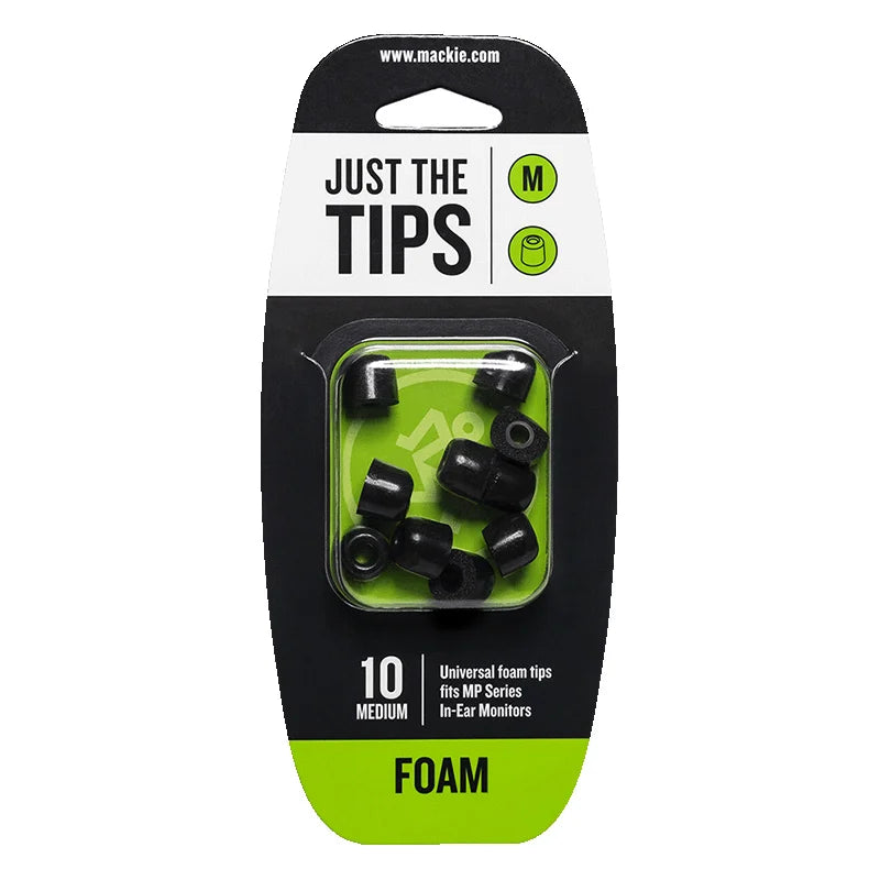 Mackie MP Series Medium Foam Black Tips Kit