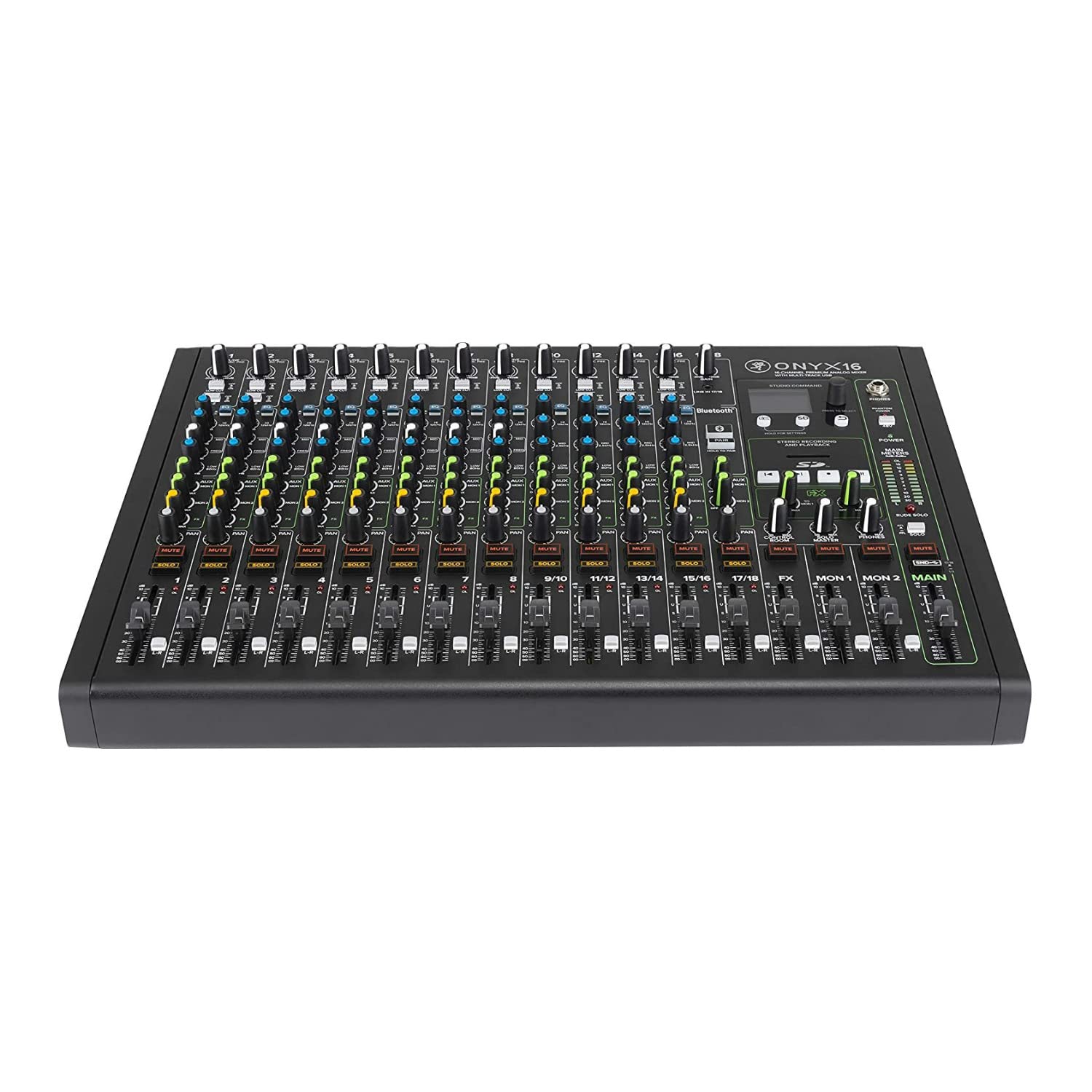 Mackie Onyx16 16-Channel Premium Analog Mixer with Multi-Track USB