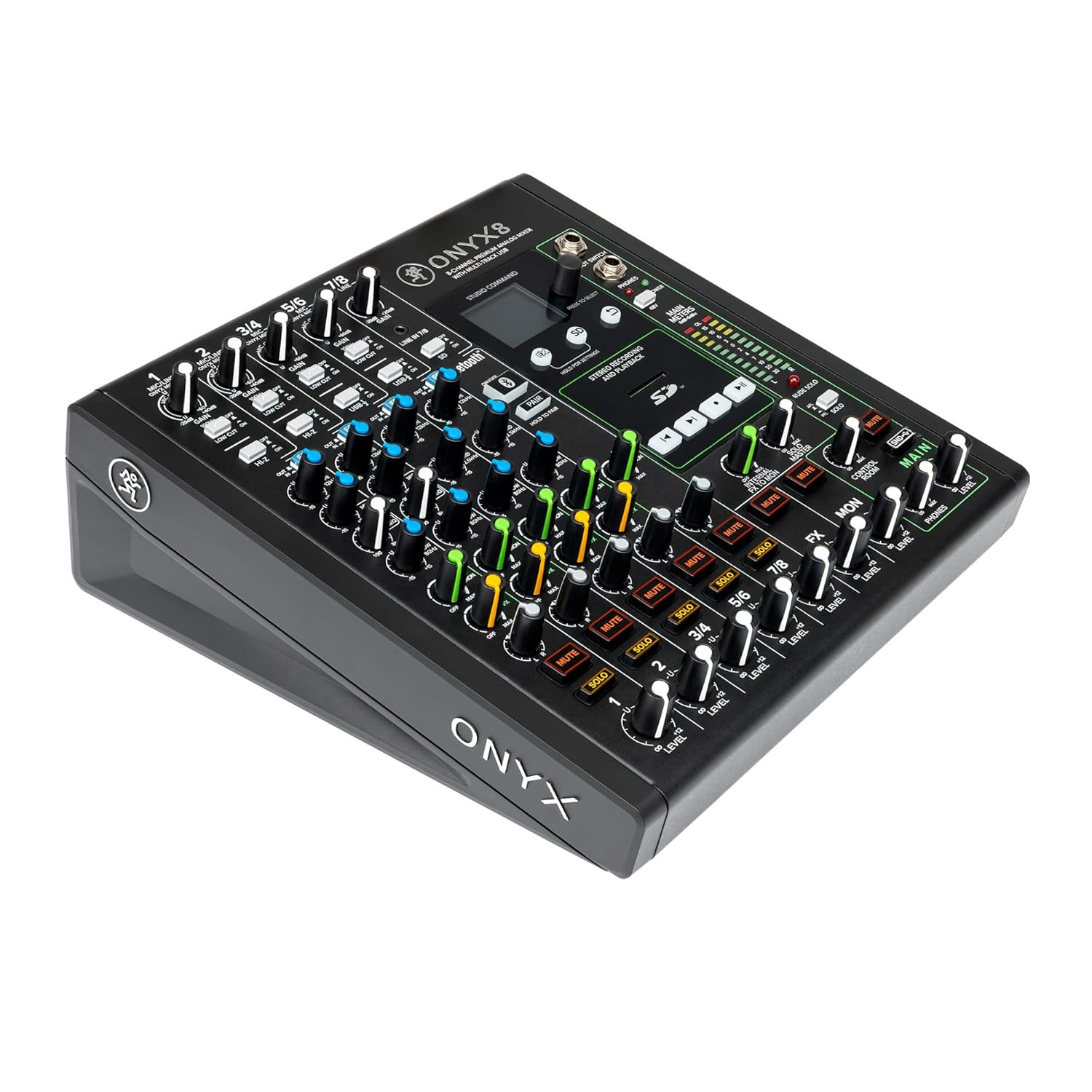 Mackie Onyx8 8-Channel Premium Analog Mixer with Multi-Track USB