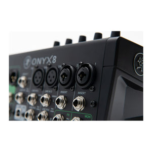 Mackie Onyx8 8-Channel Premium Analog Mixer with Multi-Track USB