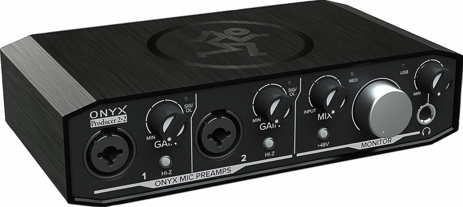Mackie Onyx Producer 2-2 2x2 USB Audio Interface with MIDI