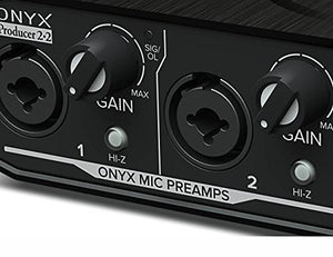 Mackie Onyx Producer 2-2 2x2 USB Audio Interface with MIDI
