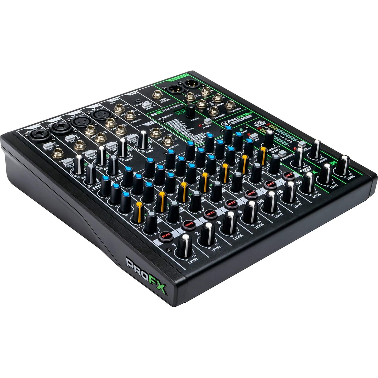 Mackie ProFX10v3 10-Channel Professional Effects Mixer w/ USB