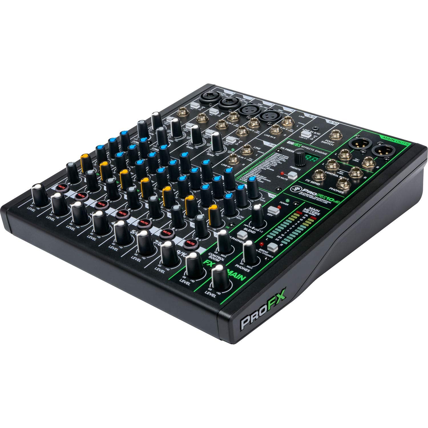 Mackie ProFX10v3 10-Channel Professional Effects Mixer w/ USB