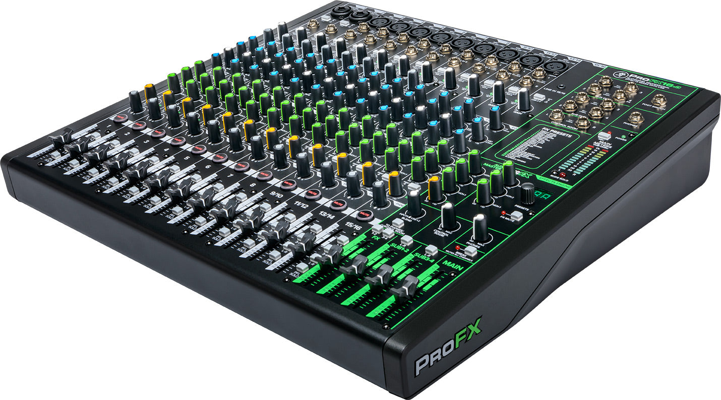Mackie ProFX16v3  16-Channel 4-bus Professional Effects Mixer w/ USB