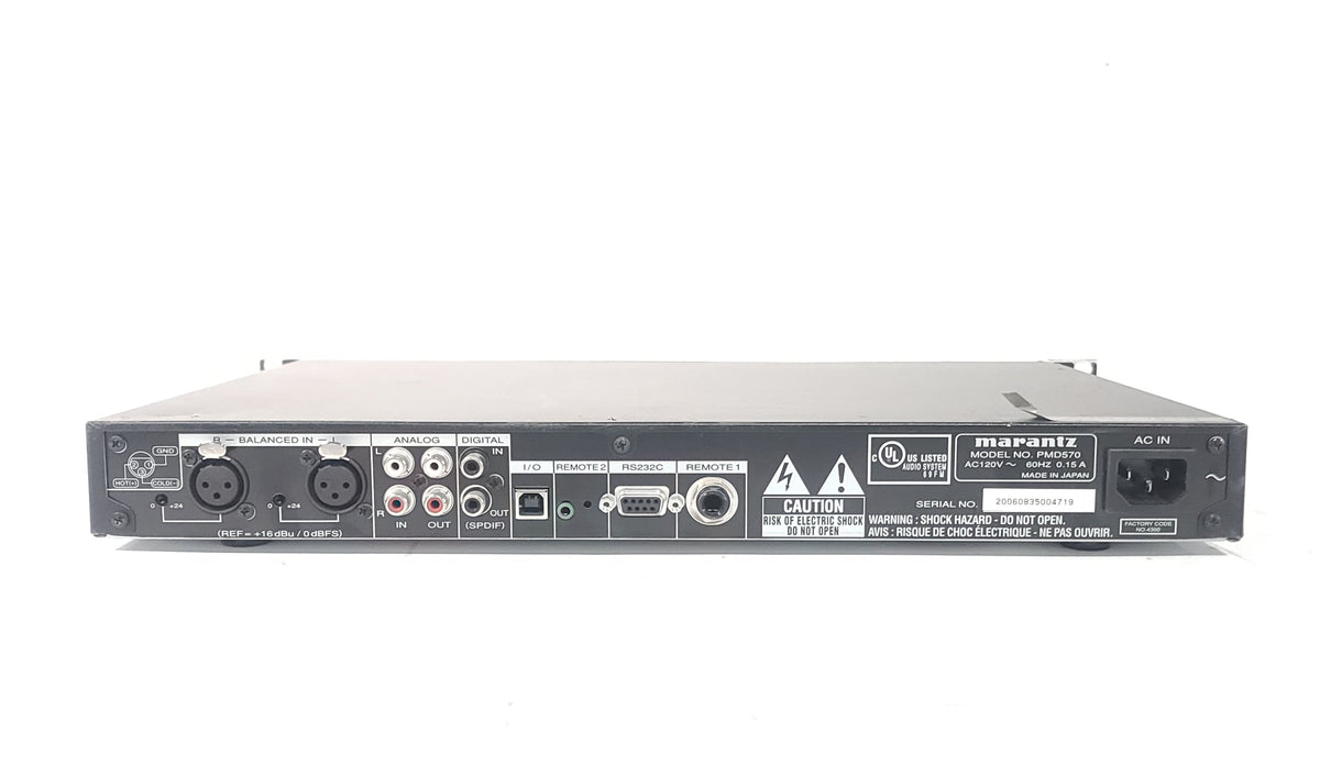Marantz PMD570 Solid State Recorder - Compact Flash