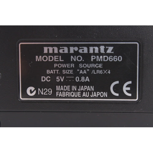 Marantz PMD660 Hand-Held CompactFlash Recorders