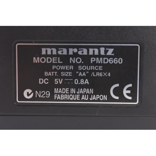 Marantz PMD660 Hand-Held CompactFlash Recorders