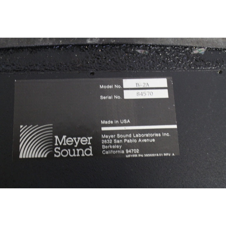 Meyer Sound B-2A UltraSeries Processor