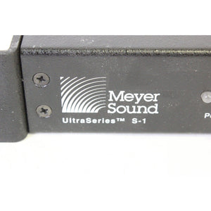 Meyer Sound S-1 Control Electronics Processor