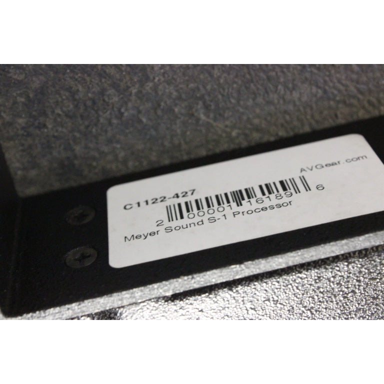 Meyer Sound S-1 Control Electronics Processor