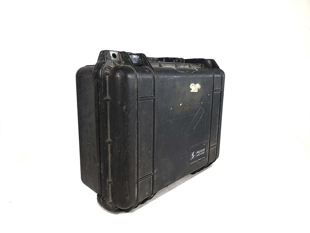 MicroFrame D8009 Video Time Code Sync Master w/ 3-Pin XLR Female To Male, Auxiliary to Male,Vrt2 Tracking Fitters, PSU, Battery Charger, (3) DC to TC-Out, in Pelican 1450 Hard Carry Case,