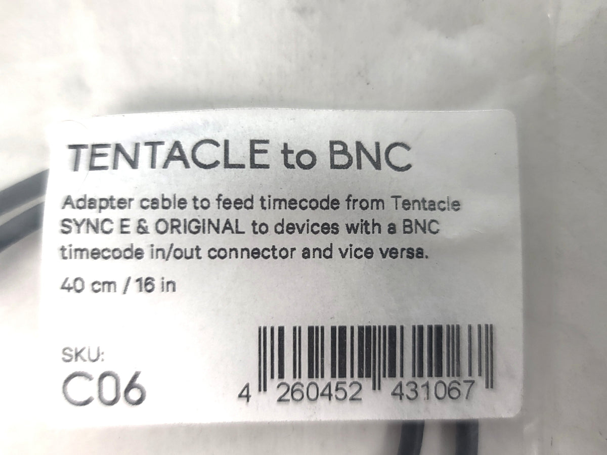 MicroFrame D8009 Video Time Code Sync Master w/ BNC-1.4 MA Mono T/C Slate Jam, Tentacle to BNC