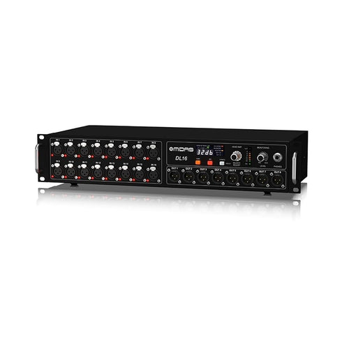 Midas DL16_US1 16 Input, 8 Output Stage Box with 16 Microphone Preamplifiers