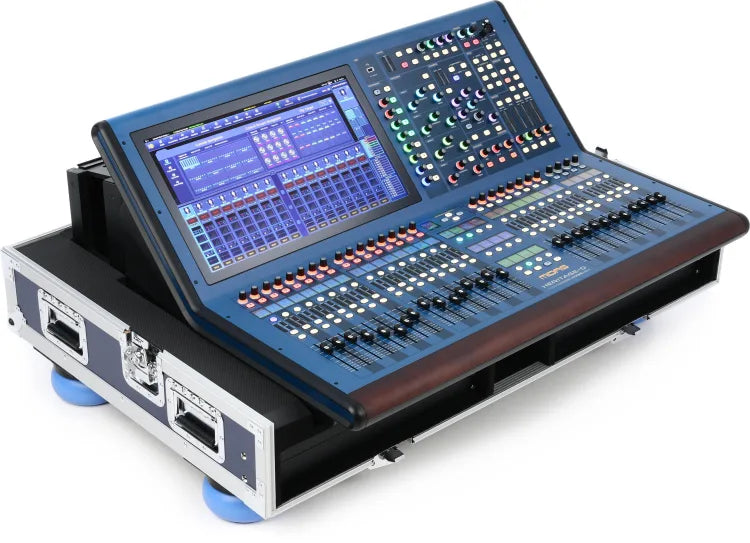 Midas HD96-24-CC-IP-UL Live Digital Console Control Centre with 144 Input Channels,123 Mix Buses, 96 kHz Sample Rate and 21" Touch Screen