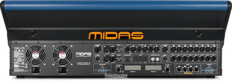Midas HD96-24-CC-IP-UL Live Digital Console Control Centre with 144 Input Channels,123 Mix Buses, 96 kHz Sample Rate and 21" Touch Screen
