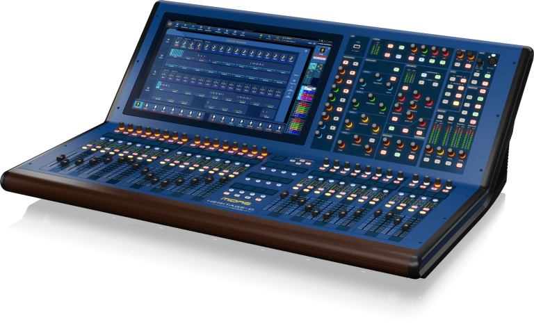 Midas HD96-24-CC-IP Live Digital Console Control Centre with 144 Input Channels,123 Mix Buses, 96 kHz Sample Rate and 21" Touch Screen