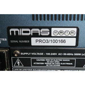 Midas PRO3-CC-TP Live Digital Console Control Centre with 56 Input Channels