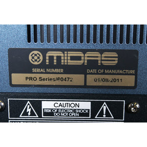 Midas PRO6-CC-TP Live Digital Console Control Centre with 64 Input Channels