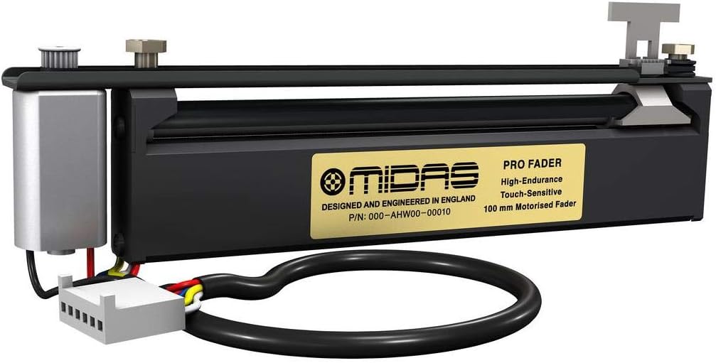 Midas PRO FADER (200 MM) Set of 5 High-Endurance, Touch-Sensitive 100 mm Motorised Faders (200 mm Cable)