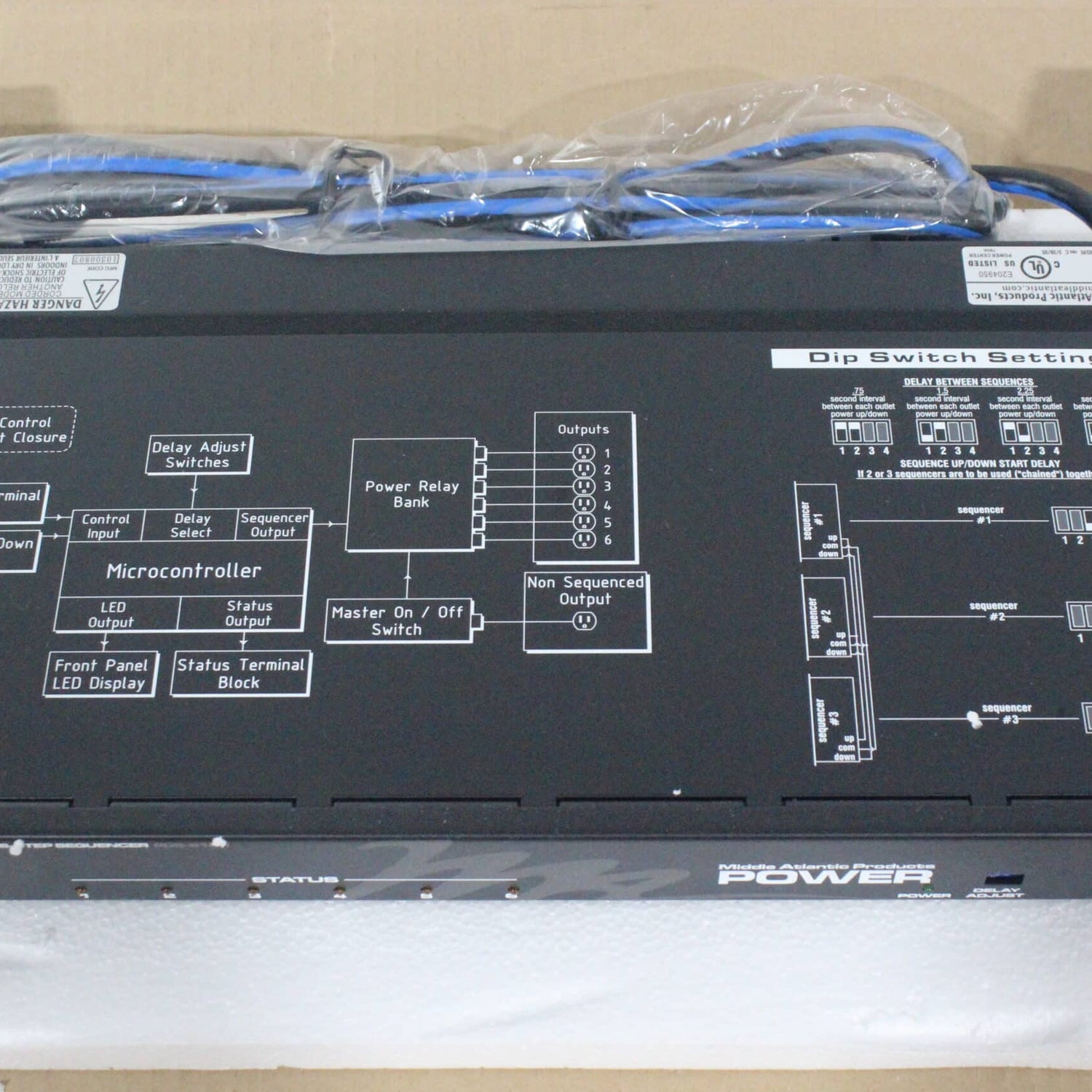 Pds Rack Middle Atlantic PDS-615R 6OUT Sequenced Rackmount Power (New-Open Box ...