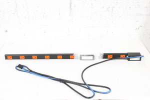 Middle Atlantic PDT-1015C-NS 15-Amp PDT Thin Power Strip w/ (10) Outlets and NEMA 5-15p Plug