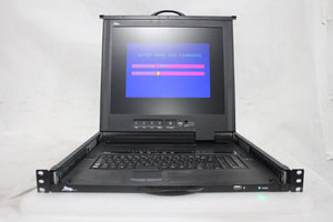 Middle Atlantic RM-KB-LCD17X8KVM Rackmount LCD, Keyboard, KVM Switch and Touchpad