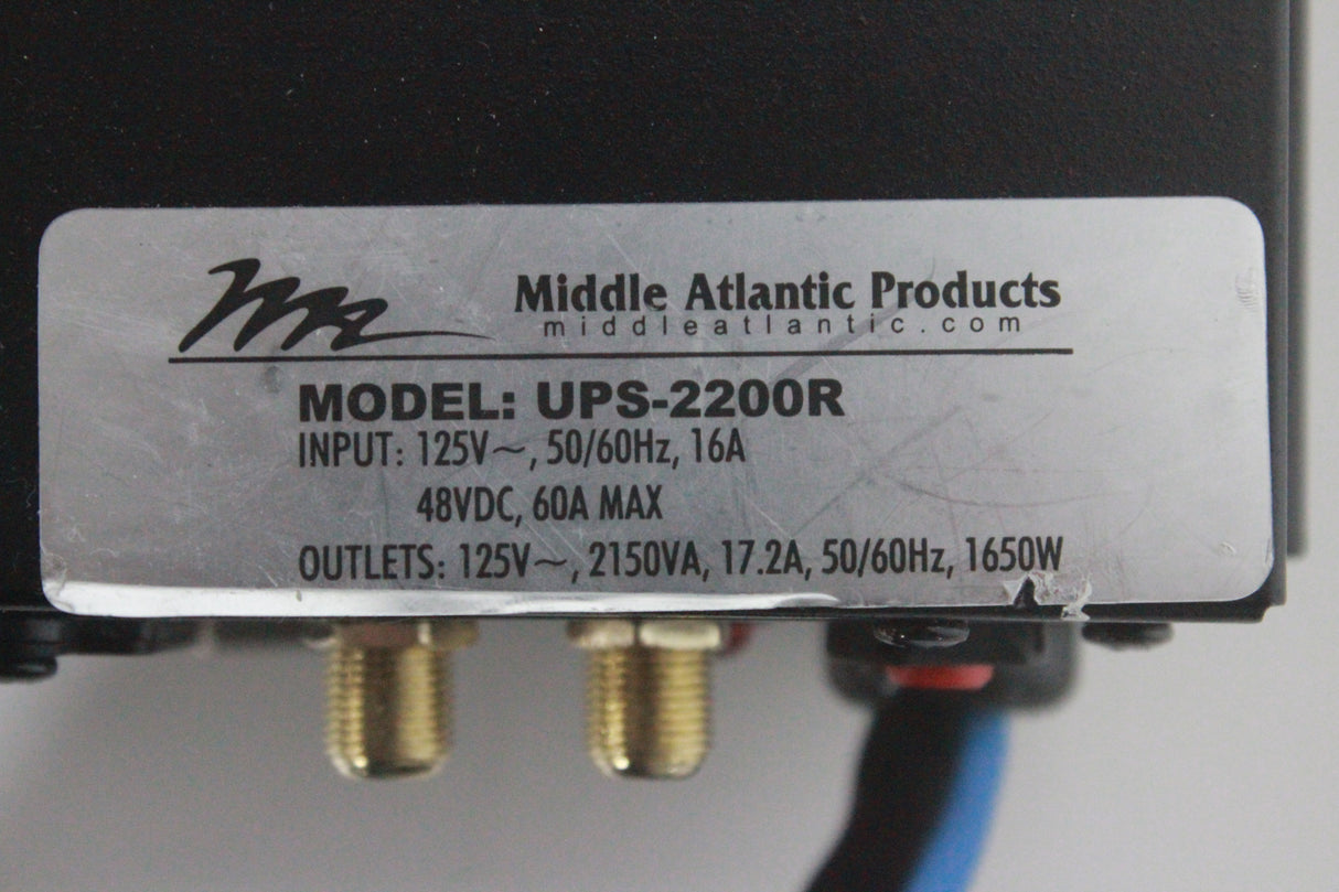 Middle Atlantic UPS-2200R UPS