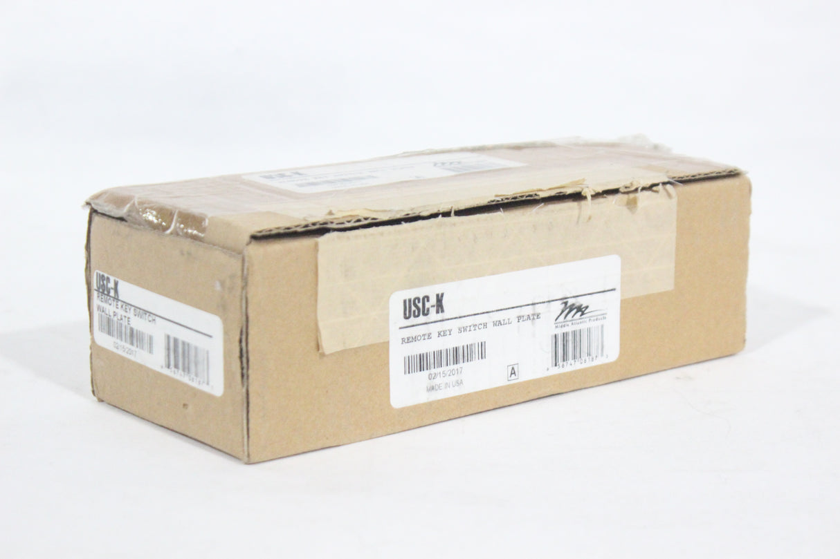 Middle Atlantic USC-K Remote Key Switch Wall Plate (In Original Box)