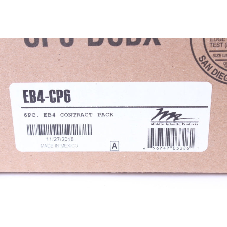 Middle Atlantic EB4-CP6 6 Panel Contractor Pack