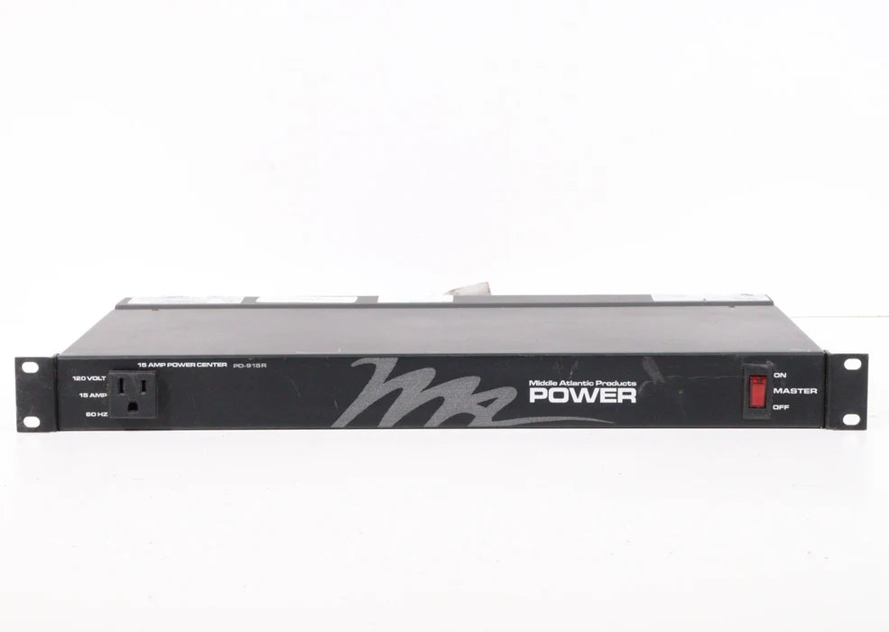 Middle Atlantic PD-915R 9 Outlet 15A Rackmount Power - Basic Surge - 9 Foot Cord