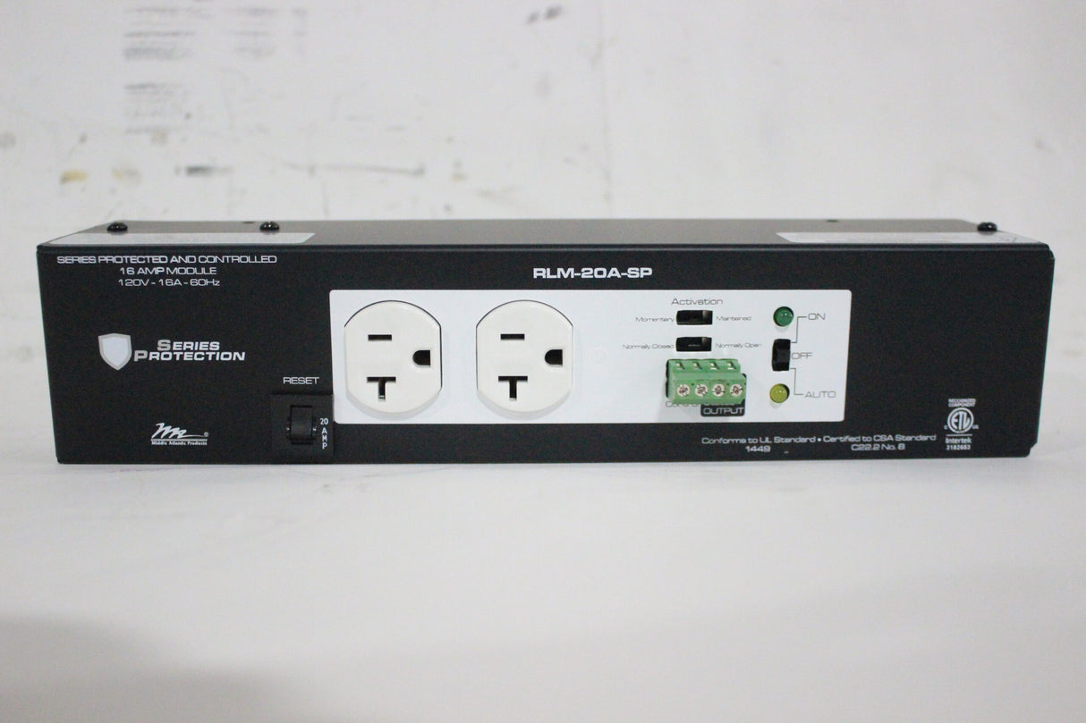 Middle Atlantic RLM-20A-SP MPR 20A Controlled Raceway Mod