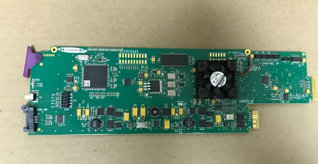Miranda HCO-1822 2x1 HD/SD/ASI Change-Over with Clean Switch OPT-CS for 3RU Densite