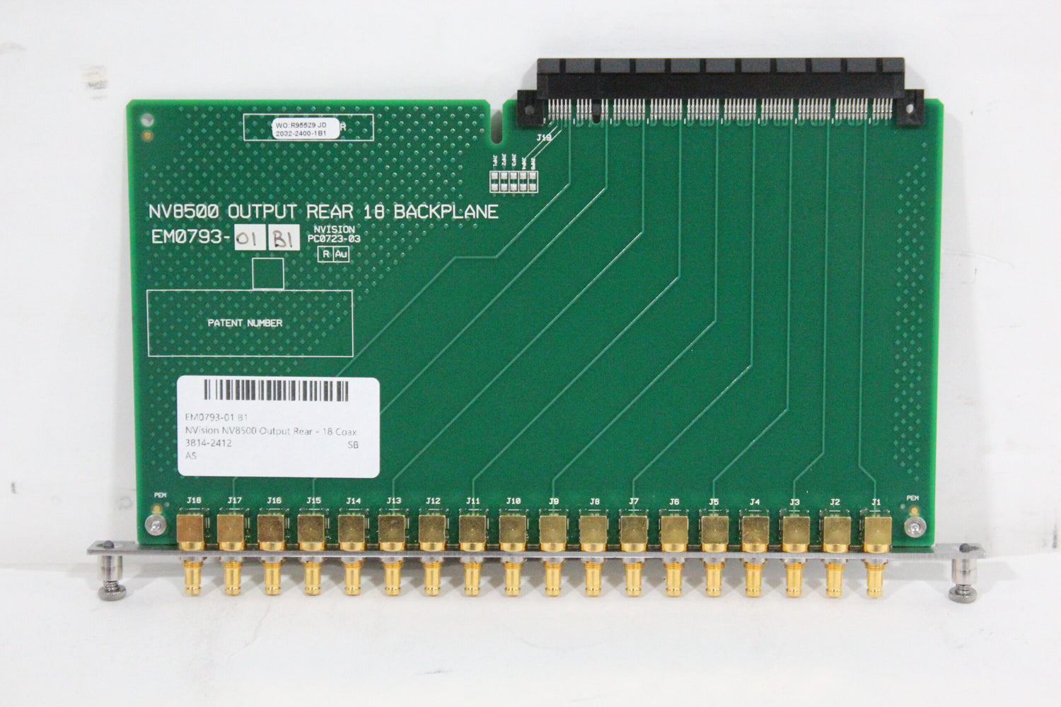 Miranda EM0793-01 NVISION NV8500 Output Rear - 18 Coax