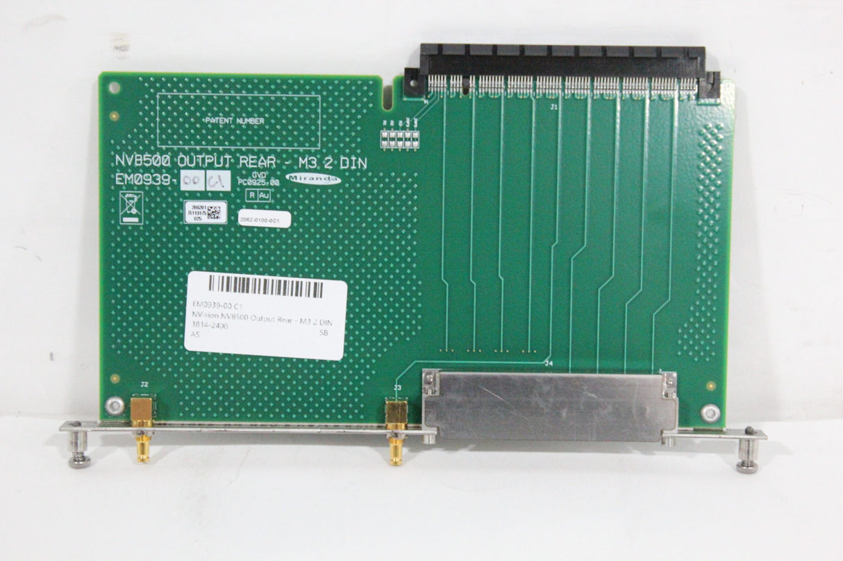 Miranda EM0939-00 C1 NVISION NV8500 Output Rear - M3 2 DIN